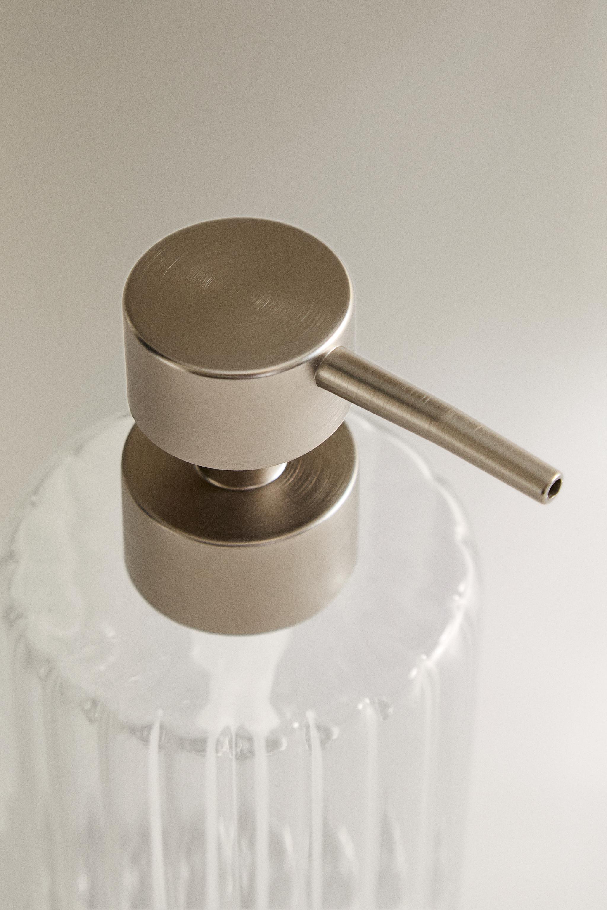 BOROSILICATE GLASS SOAP DISPENSER